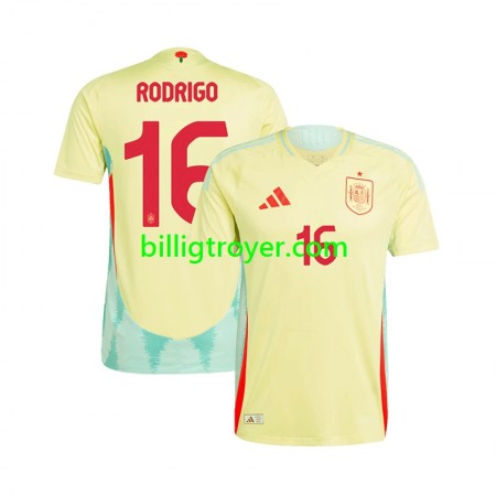 Billige Fotballdrakter Spania RODRIGO 16 Bortedraktsett EM 2024 Kortermet